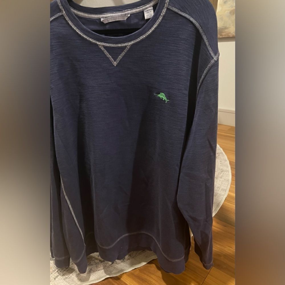 Tommy Bahama Tobago Bay sweatshirt Ocean Deep size XXXL - Picture 3 of 8